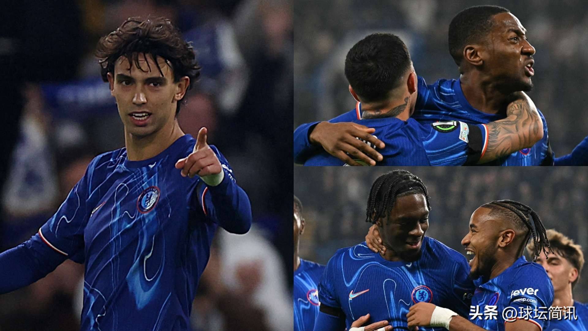 切尔西全队发挥出色，領先对手多个球